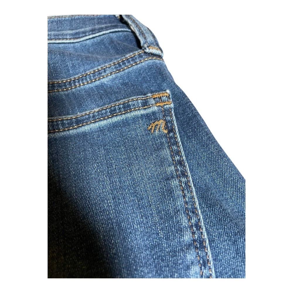 Women's Madewell Mid Rise Stovepipe Jeans Size 23 Inseam 25 Inches - Picture 8 of 9